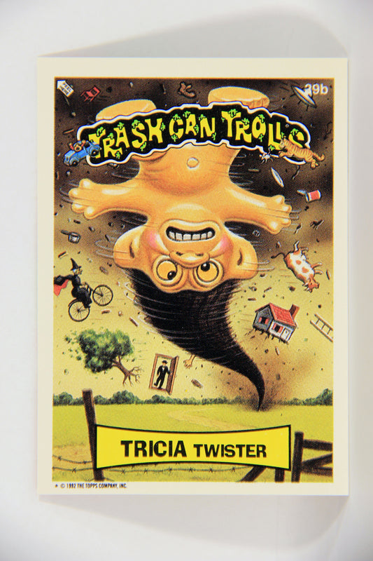 Trash Can Trolls 1992 Topps Trading Card Sticker #39b Tricia Twister L016650