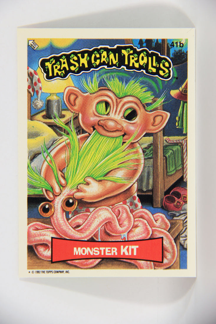 Trash Can Trolls 1992 Topps Trading Card Sticker #41b Monster Kit L016652