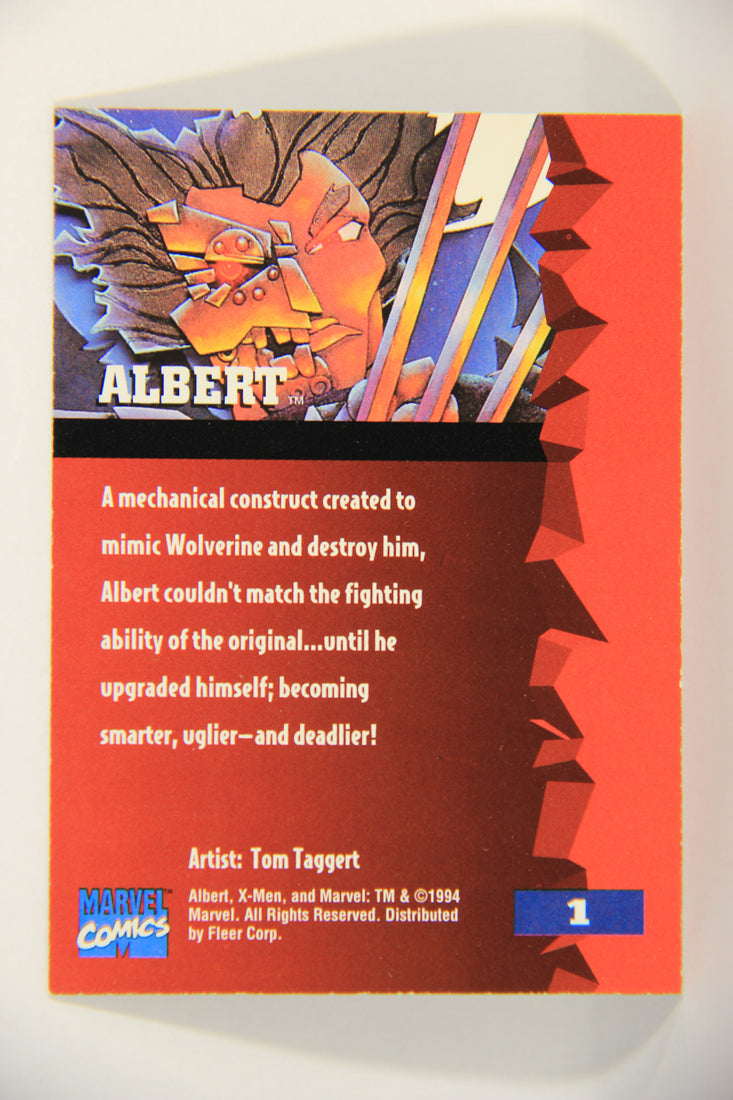 X-Men Fleer Ultra 95' - 1994 Trading Card #1 Albert L016656