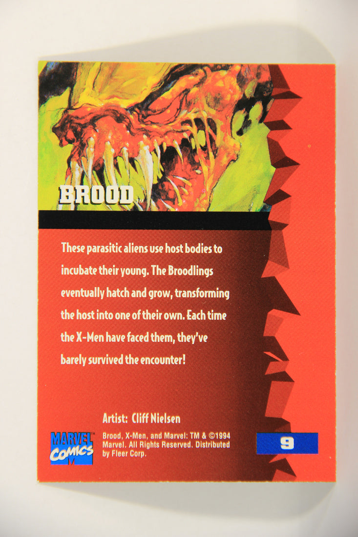X-Men Fleer Ultra 95' - 1994 Trading Card #9 Brood L016664