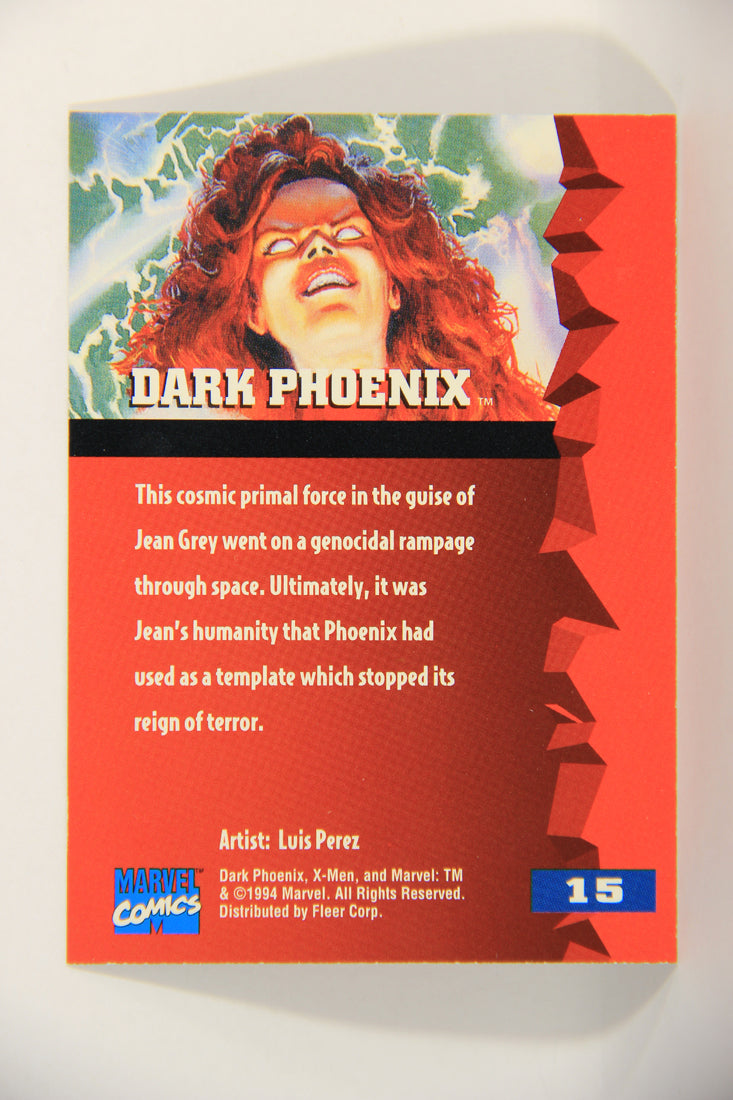 X-Men Fleer Ultra 95' - 1994 Trading Card #15 Dark Phoenix L016670