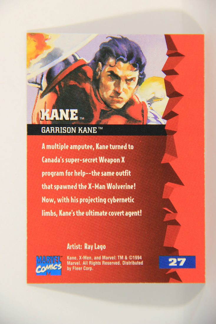 X-Men Fleer Ultra 95' - 1994 Trading Card #27 Kane L016682