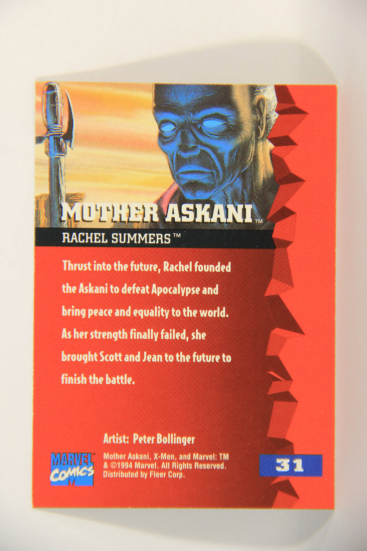 X-Men Fleer Ultra 95' - 1994 Trading Card #31 Mother Askani L016686