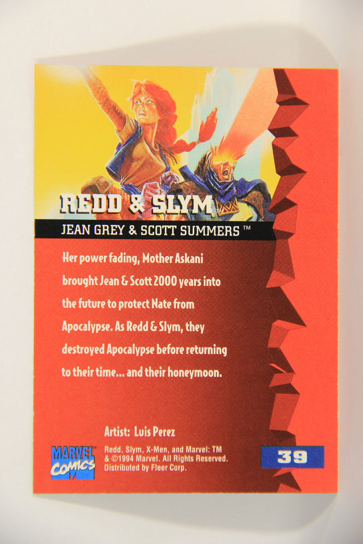 X-Men Fleer Ultra 95' - 1994 Trading Card #39 Redd & Slym L016694