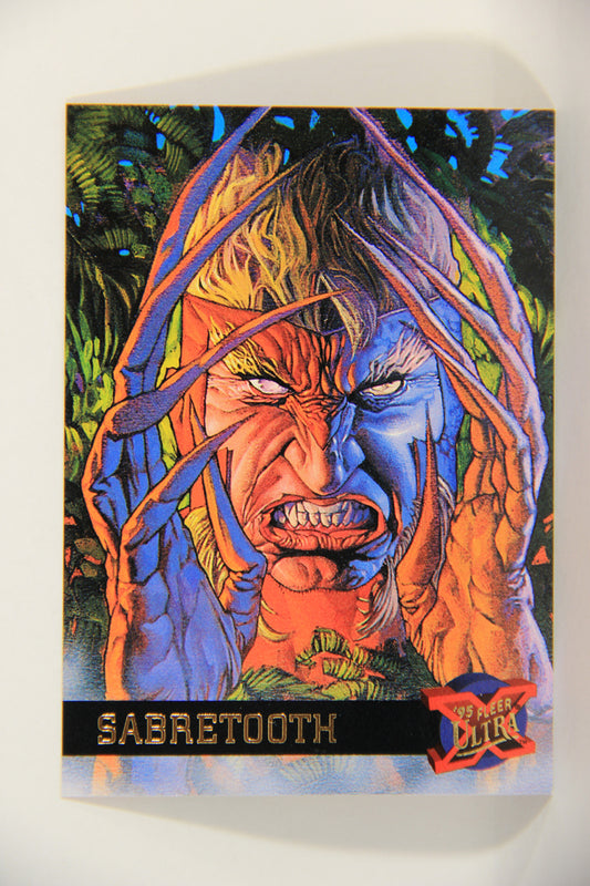 X-Men Fleer Ultra 95' - 1994 Trading Card #41 Sabretooth L016696