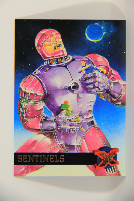 X-Men Fleer Ultra 95' - 1994 Trading Card #42 Sentinels L016697
