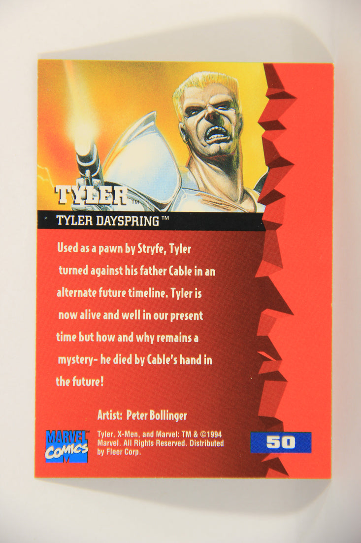 X-Men Fleer Ultra 95' - 1994 Trading Card #50 Tyler L016705