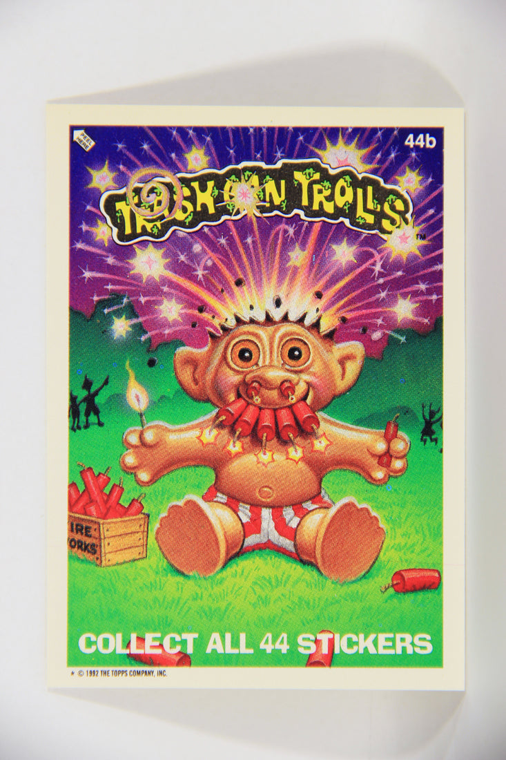 Trash Can Trolls 1992 Topps Trading Card #44b Checklist L016655