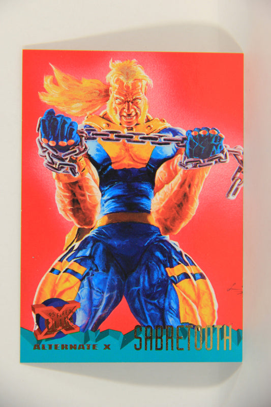 X-Men Fleer Ultra 95' - 1994 Trading Card #63 Sabretooth L016718