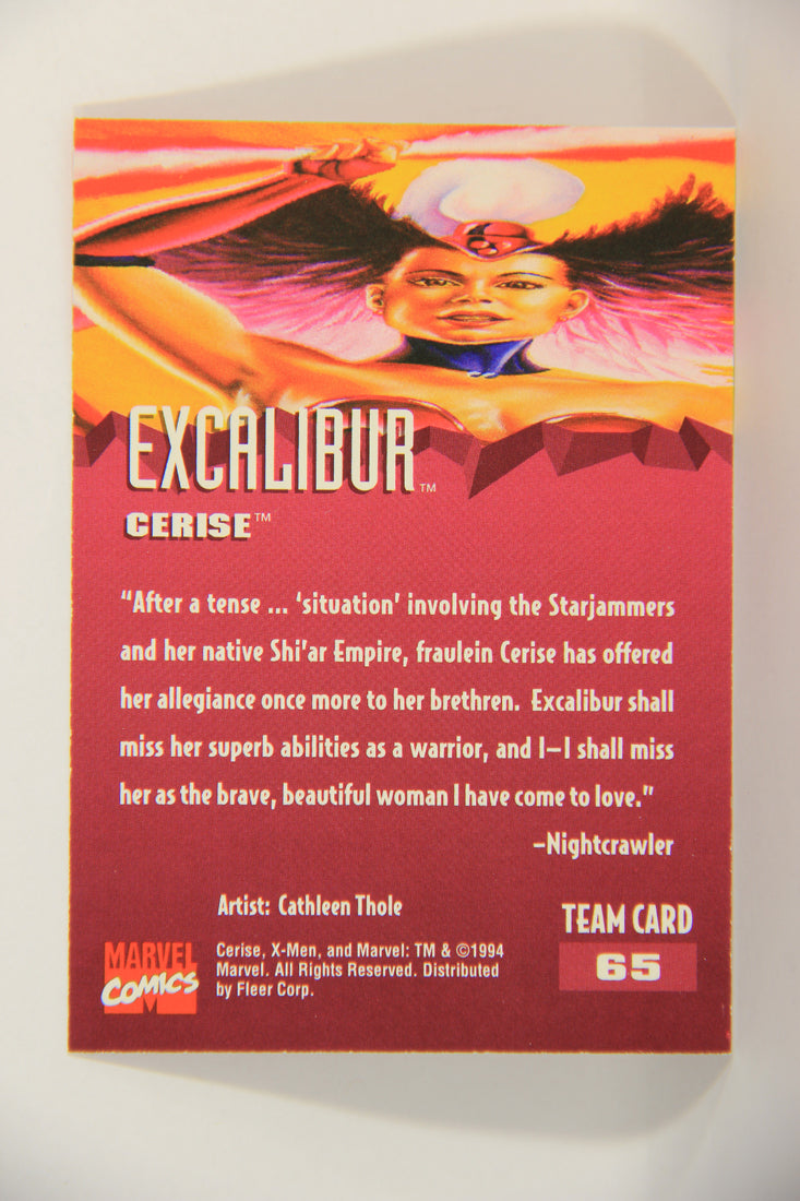 X-Men Fleer Ultra 95' - 1994 Trading Card #65 Cerise L016720