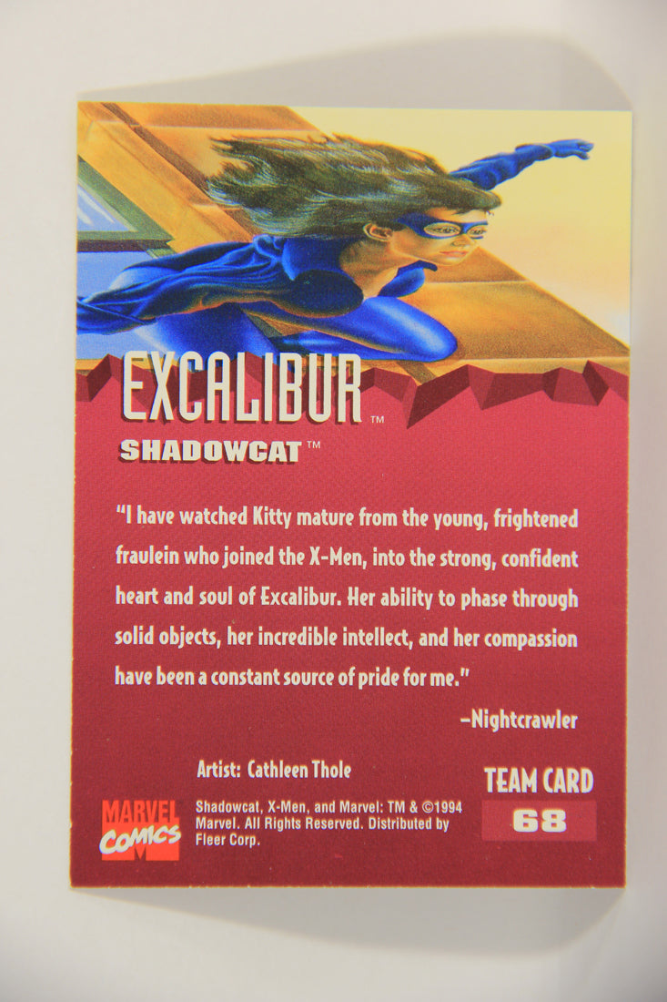 X-Men Fleer Ultra 95' - 1994 Trading Card #68 Shadowcat L016723