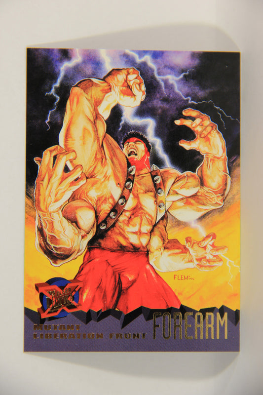 X-Men Fleer Ultra 95' - 1994 Trading Card #81 Forearm L016736
