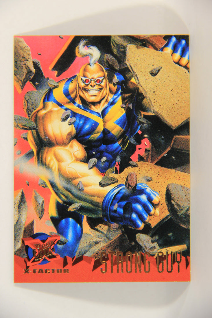 X-Men Fleer Ultra 95' - 1994 Trading Card #111 Strong Guy L016766