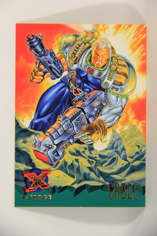 X-Men Fleer Ultra 95' - 1994 Trading Card #113 Cable L016768