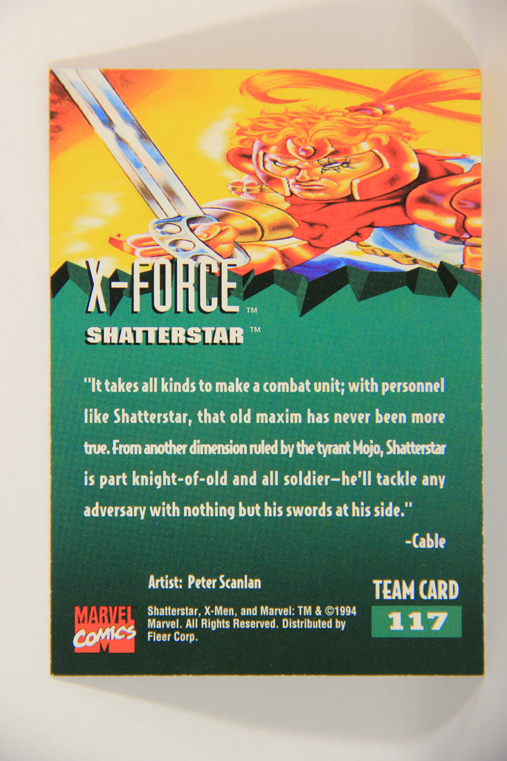 X-Men Fleer Ultra 95' - 1994 Trading Card #117 Shatterstar L016772