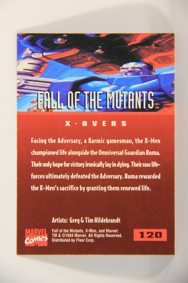 X-Men Fleer Ultra 95' - 1994 Trading Card #120 Fall Of The Mutants L016775