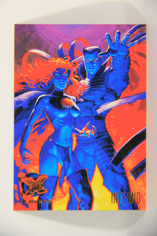 X-Men Fleer Ultra 95' - 1994 Trading Card #122 Inferno L016777
