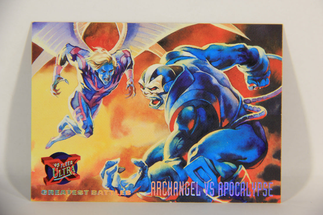 X-Men Fleer Ultra 95' - 1994 Trading Card #126 Archangel Vs Apocalypse L016781