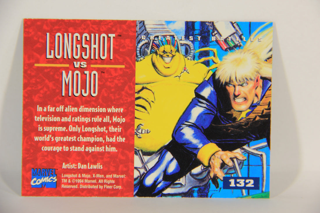 X-Men Fleer Ultra 95' - 1994 Trading Card #132 Longshot Vs Mojo L016787