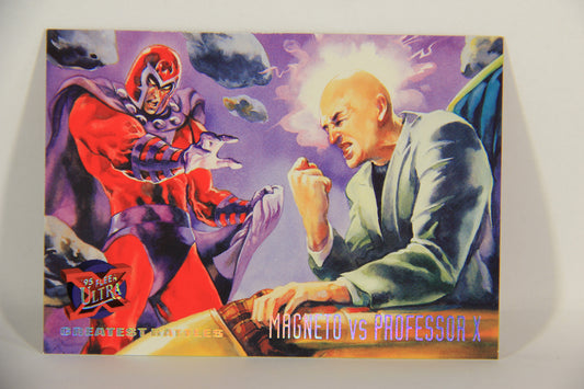 X-Men Fleer Ultra 95' - 1994 Trading Card #133 Magneto Vs Professor X L016788
