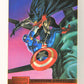 DC Versus Marvel Comics 1995 Trading Card #91 Captain America Vs Batman ENG L016820