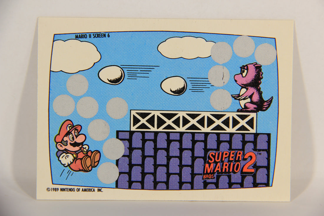Super Mario Mario 2 Nintendo 1989 Scratch-Off Card Screen #6 Of 10 ENG L016829