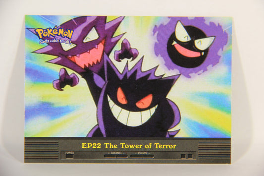 Pokémon Card TV Animation #EP22 The Tower Of Terror Blue Logo 1st Print ENG L016831