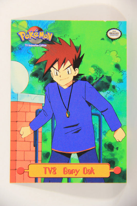 Pokémon Card TV Animation #TV8 Gary Oak Blue Logo 1st Print Puzzle ENG L016832