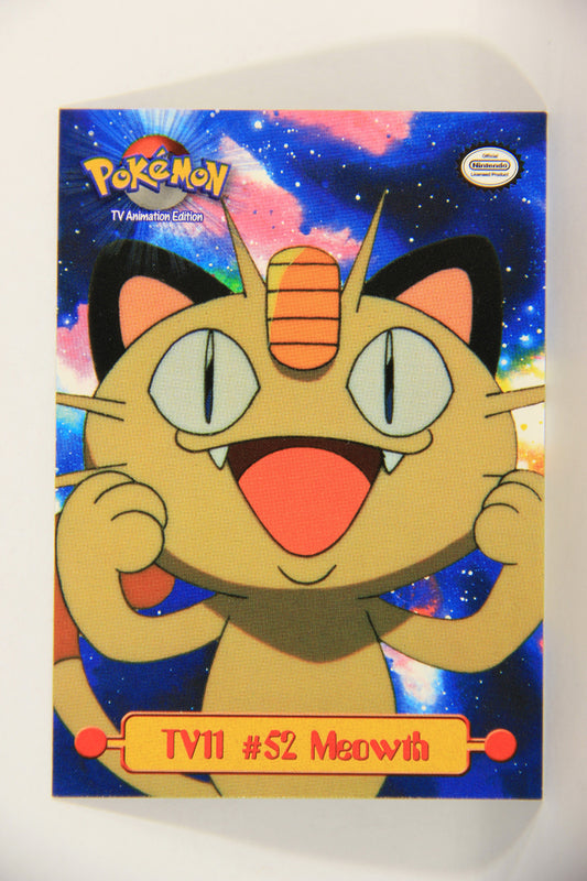 Pokémon Card TV Animation #TV11 Meowth Blue Logo 1st Print Puzzle ENG L016834