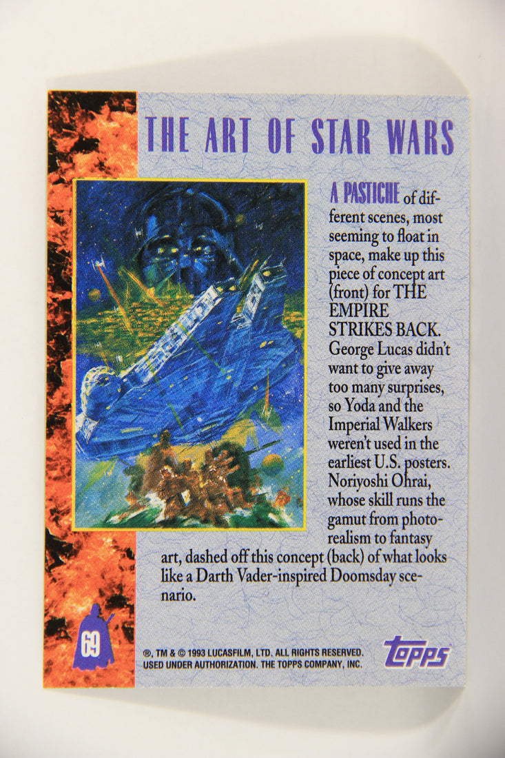 Star Wars Galaxy 1993 Topps Card #69 A Pastiche Artwork ENG L0016836
