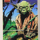 Star Wars Galaxy 1993 Topps Trading Card #120 Master Yoda Artwork ENG L016839