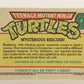 Teenage Mutant Ninja Turtles 1989 Trading Card #5 Mysterious Rescuer ENG L016853