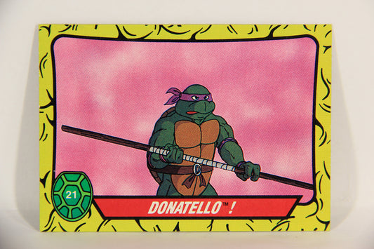 Teenage Mutant Ninja Turtles 1989 Trading Card #21 Donatello ENG L016854