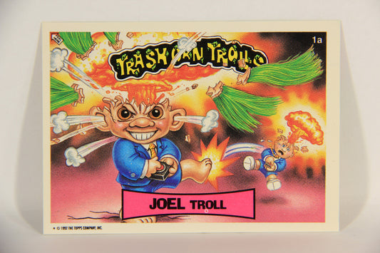 Trash Can Trolls 1992 Topps Trading Card Sticker #1a Joel Troll L016861