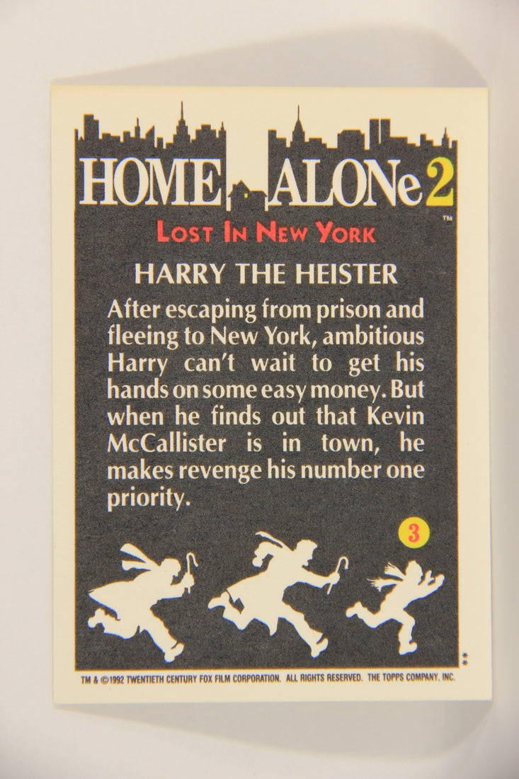 Home Alone 2 Lost In New York 1992 Trading Card #3 Harry The Heister ENG L016873