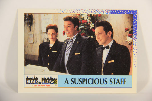 Home Alone 2 Lost In New York 1992 Trading Card #6 A Suspicious Staff ENG L016876