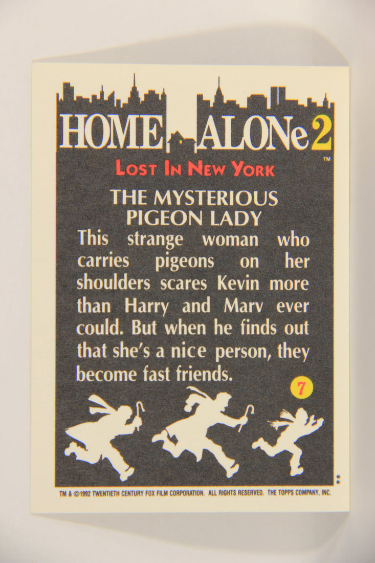 Home Alone 2 Lost In New York 1992 Trading Card #7 The Mysterious Pigeon Lady ENG L016877