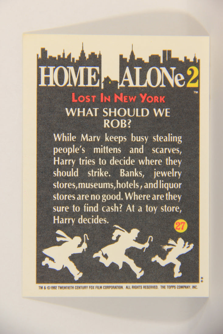 Home Alone 2 Lost In New York 1992 Trading Card #27 What Should We Rob ENG L016897