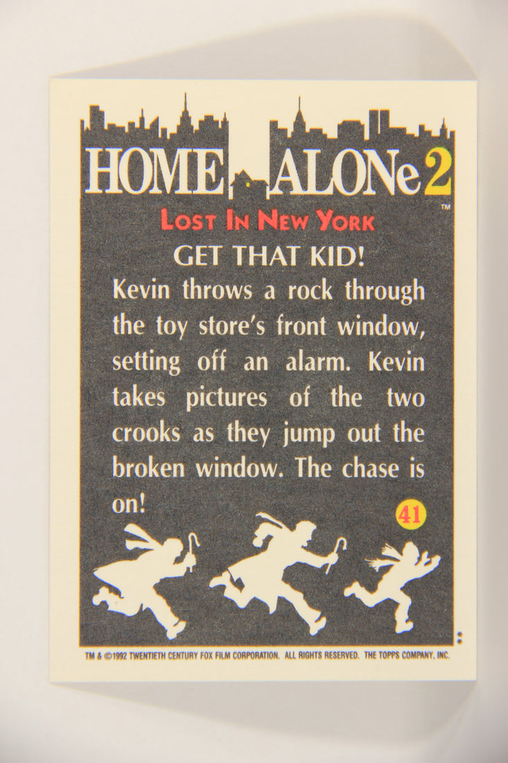 Home Alone 2 Lost In New York 1992 Trading Card #41 Get That Kid ENG L016911