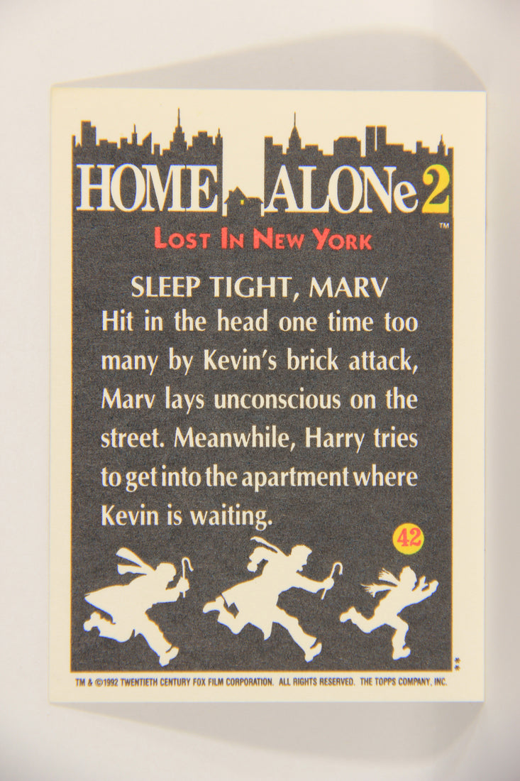 Home Alone 2 Lost In New York 1992 Trading Card #42 Sleep Tight Marv ENG L016912