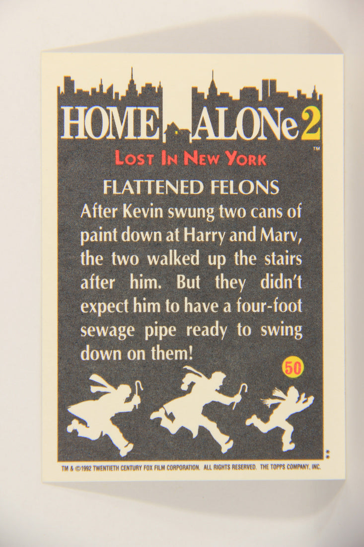 Home Alone 2 Lost In New York 1992 Trading Card #50 Flattened Felons ENG L016920