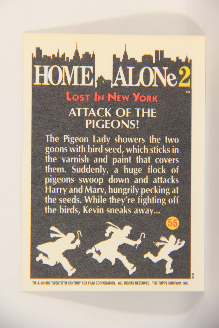 Home Alone 2 Lost In New York 1992 Trading Card #55 Attack Of The Pigeons ENG L016925