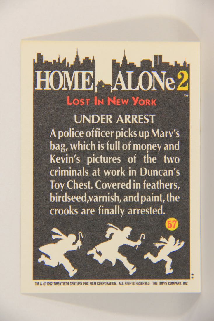 Home Alone 2 Lost In New York 1992 Trading Card #57 Under Arrest ENG L016927