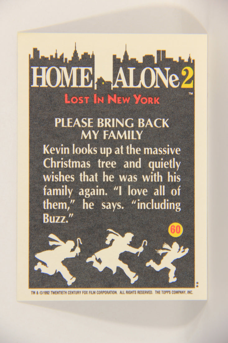 Home Alone 2 Lost In New York 1992 Trading Card #60 Please Bring Back My Family L016930