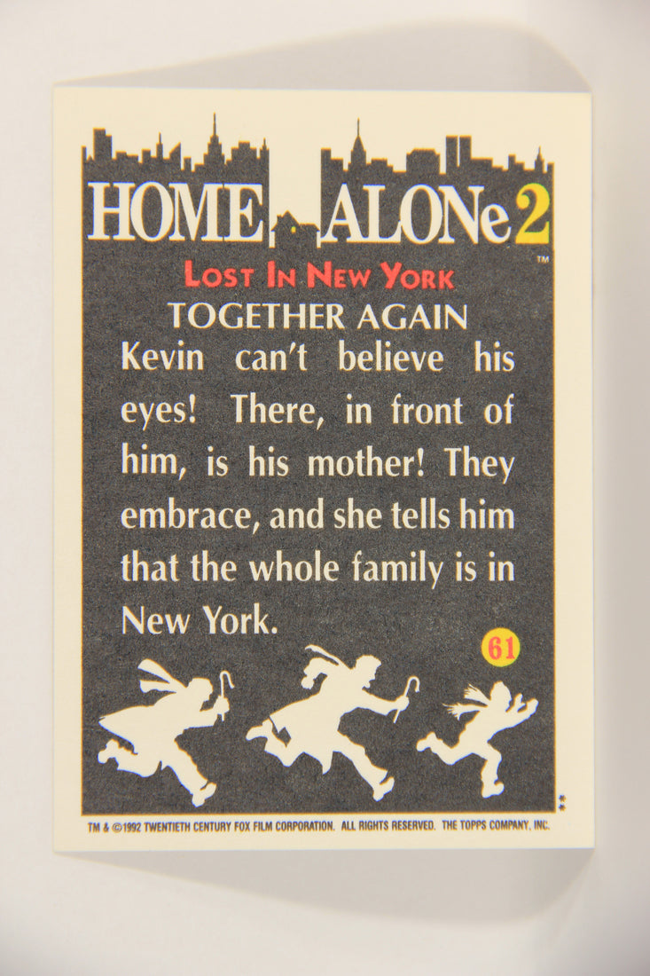 Home Alone 2 Lost In New York 1992 Trading Card #61 Together Again ENG L016931