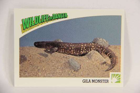 Wildlife In Danger WWF 1992 Trading Card #49 Gila Monster ENG L016985