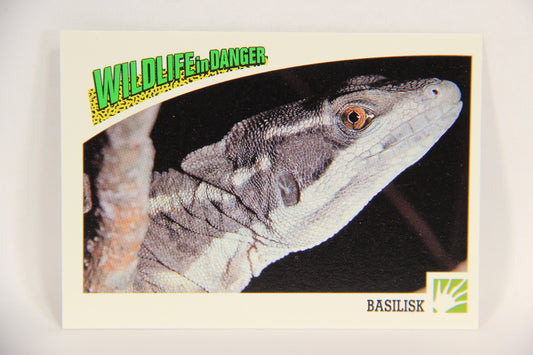 Wildlife In Danger WWF 1992 Trading Card #50 Basilisk ENG L016986