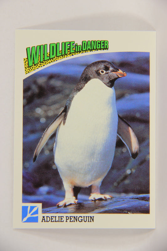 Wildlife In Danger WWF 1992 Trading Card #83 Adelie Penguin ENG L017019