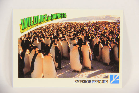 Wildlife In Danger WWF 1992 Trading Card #84 Emperor Penguin ENG L017020