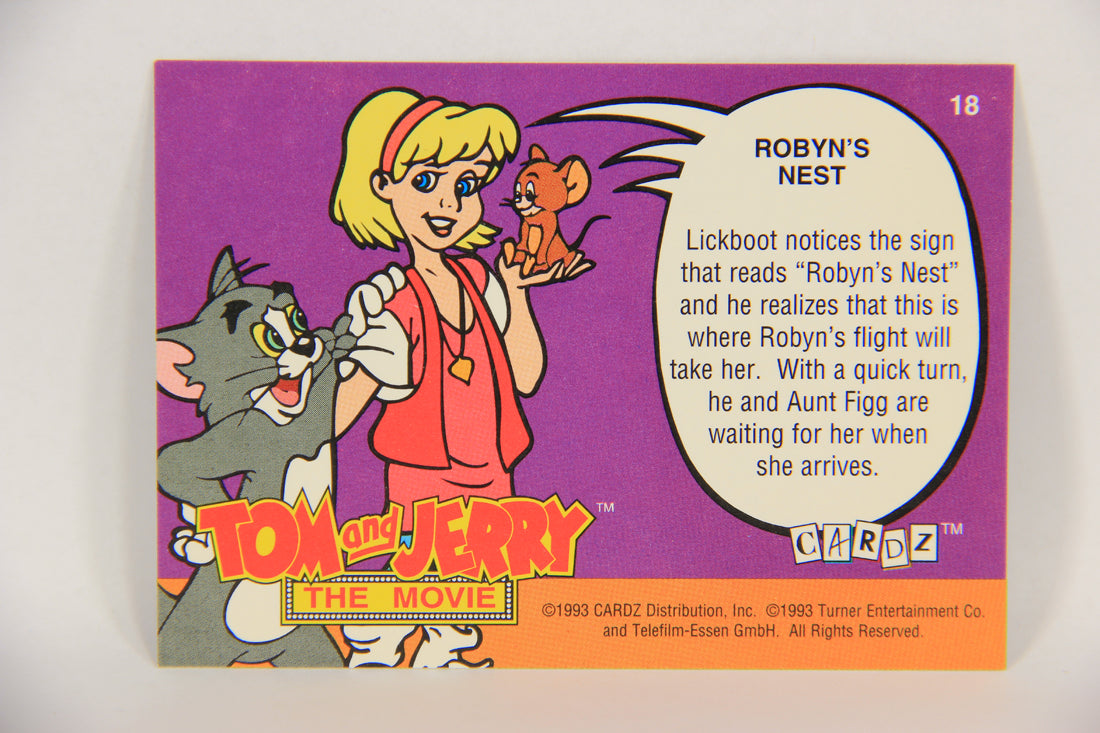 Tom & Jerry The Movie 1993 Trading Card #18 Robyn's Nest ENG L017055